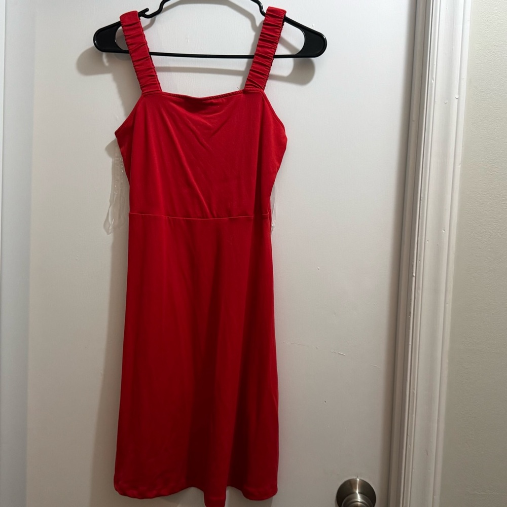 SO Red Sleeveless Dress